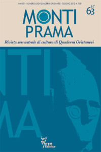 monti prama rivista cultura - quaderni oristanesi